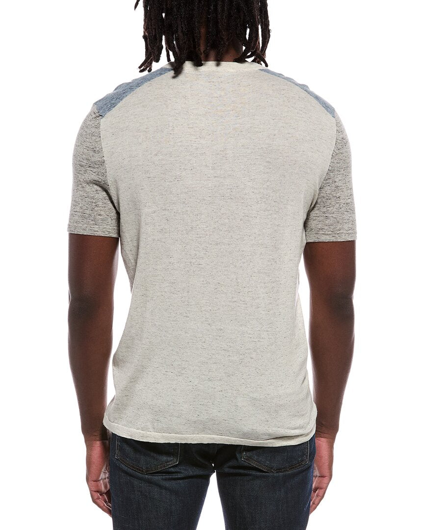 Autumn Cashmere Autumn Cashmere Colorblock Crewneck T-Shirt