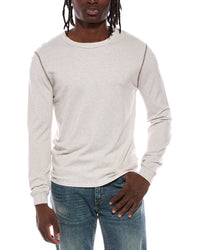 Autumn Cashmere Autumn Cashmere Crewneck Color Coverstitch Sweater