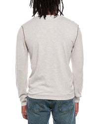Autumn Cashmere Autumn Cashmere Crewneck Color Coverstitch Sweater