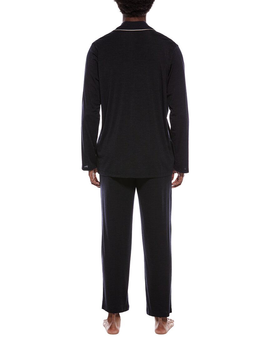 Hugo Boss 2Pc Wool-Blend Pajama Set