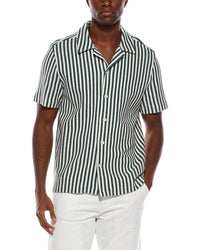 Jason Wu Camp Collar Stripe Shirt