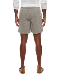 Jason Wu Drawstring Pull-On Linen-Blend Short