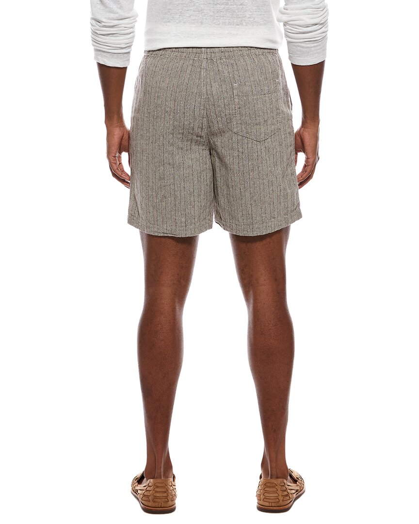 Jason Wu Drawstring Pull-On Linen-Blend Short