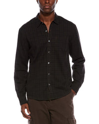 James Perse Organic Cotton Madras Shirt