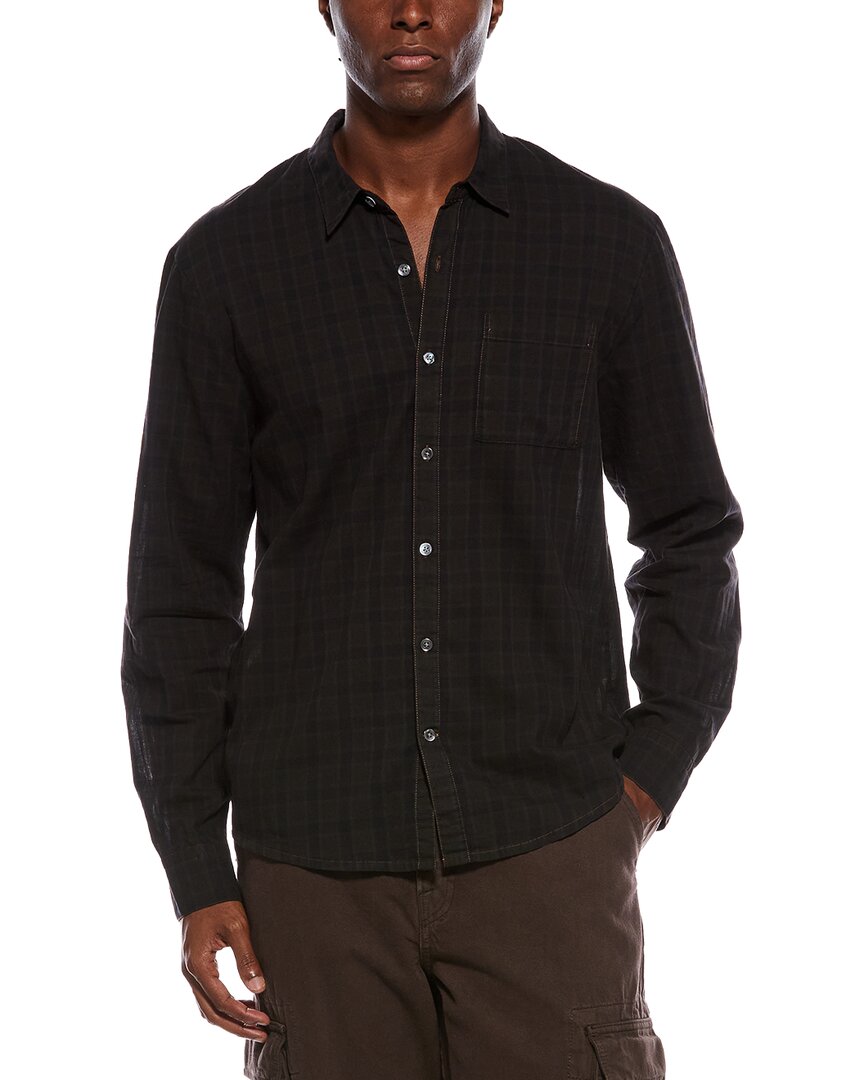 James Perse Organic Cotton Madras Shirt