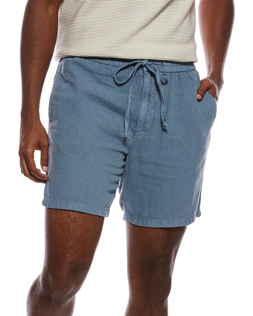 John Varvatos Daryl Linen-Blend Drawstring Short