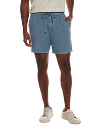 John Varvatos Daryl Linen-Blend Drawstring Short
