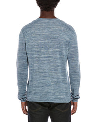 John Varvatos Omar Space Dye Linen-Blend Shirt