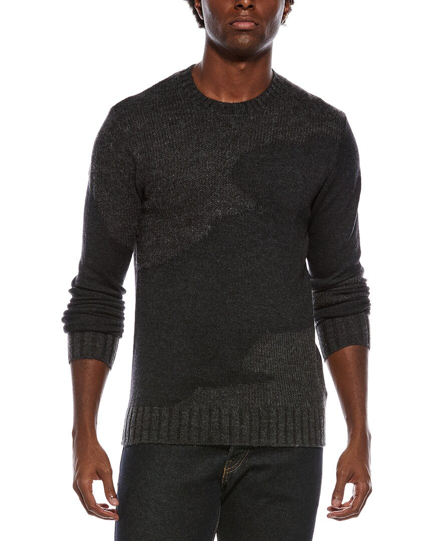 John Varvatos Rector Wool-Blend Crewneck Sweater