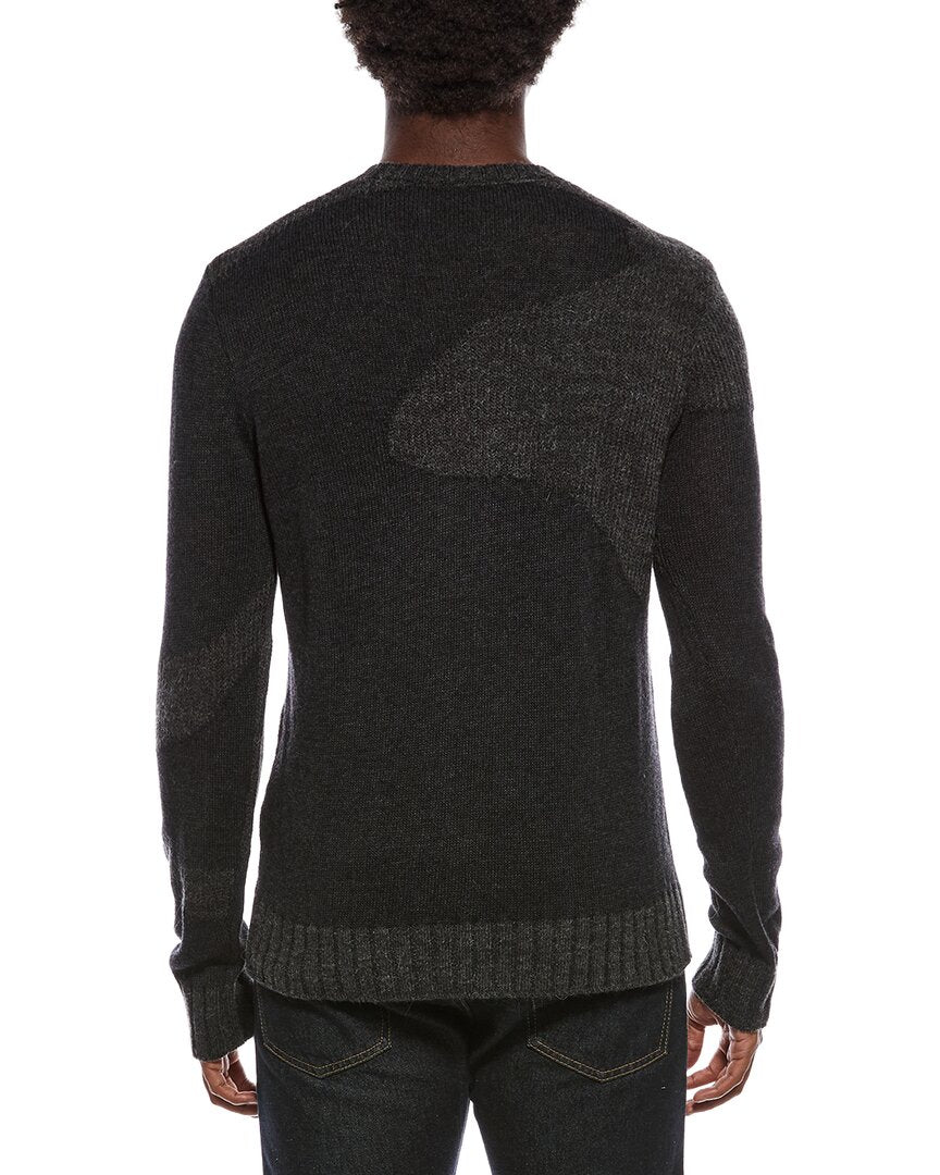 John Varvatos Rector Wool-Blend Crewneck Sweater