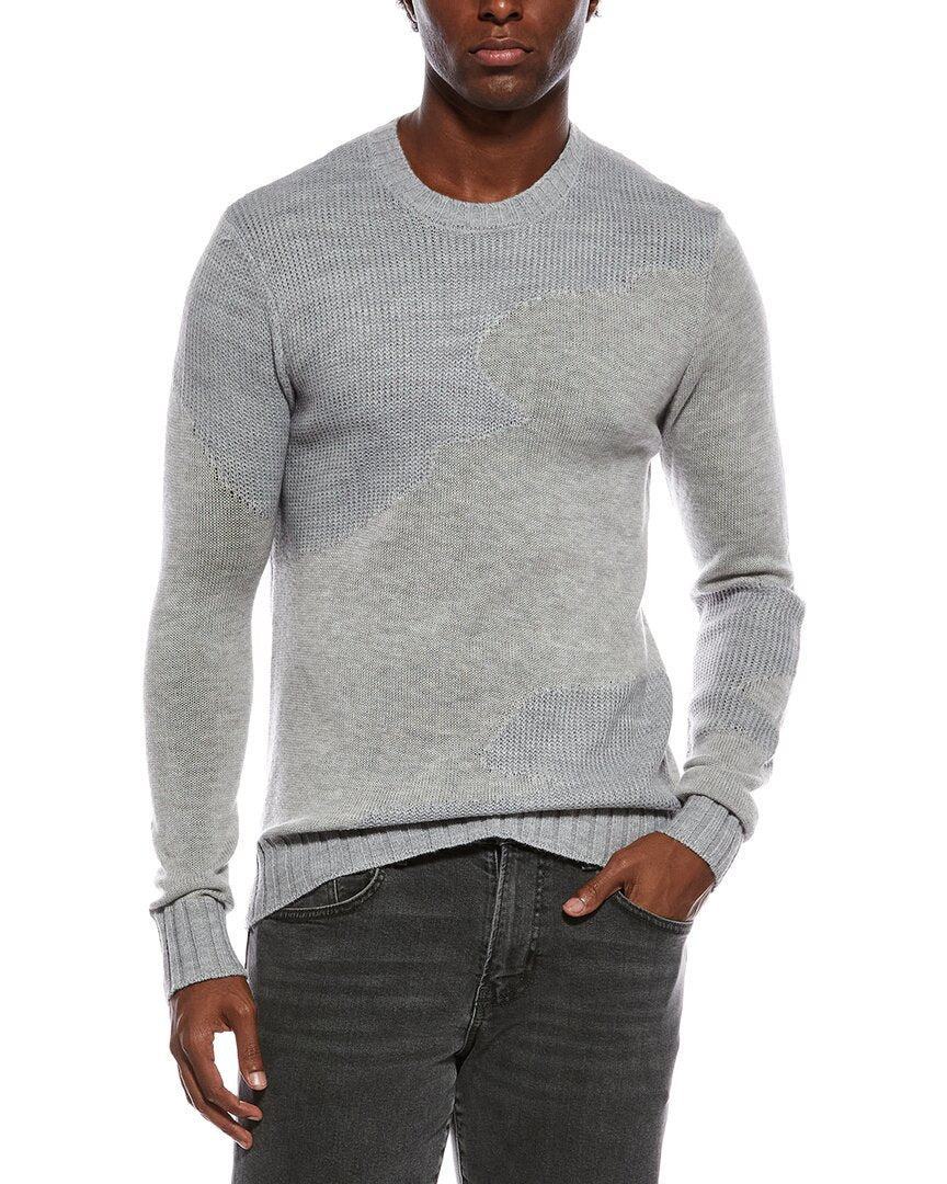 John Varvatos Rector Wool-Blend Crewneck Sweater
