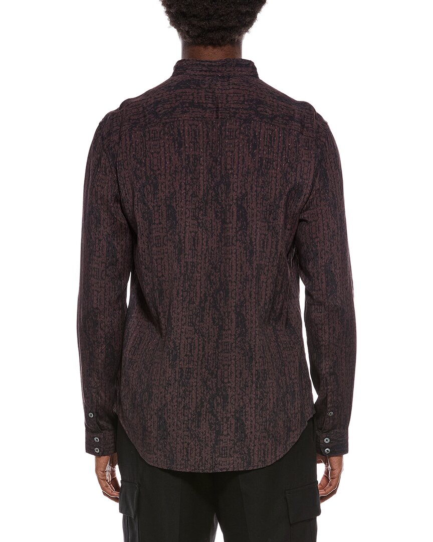 John Varvatos Double Band Collar Shirt