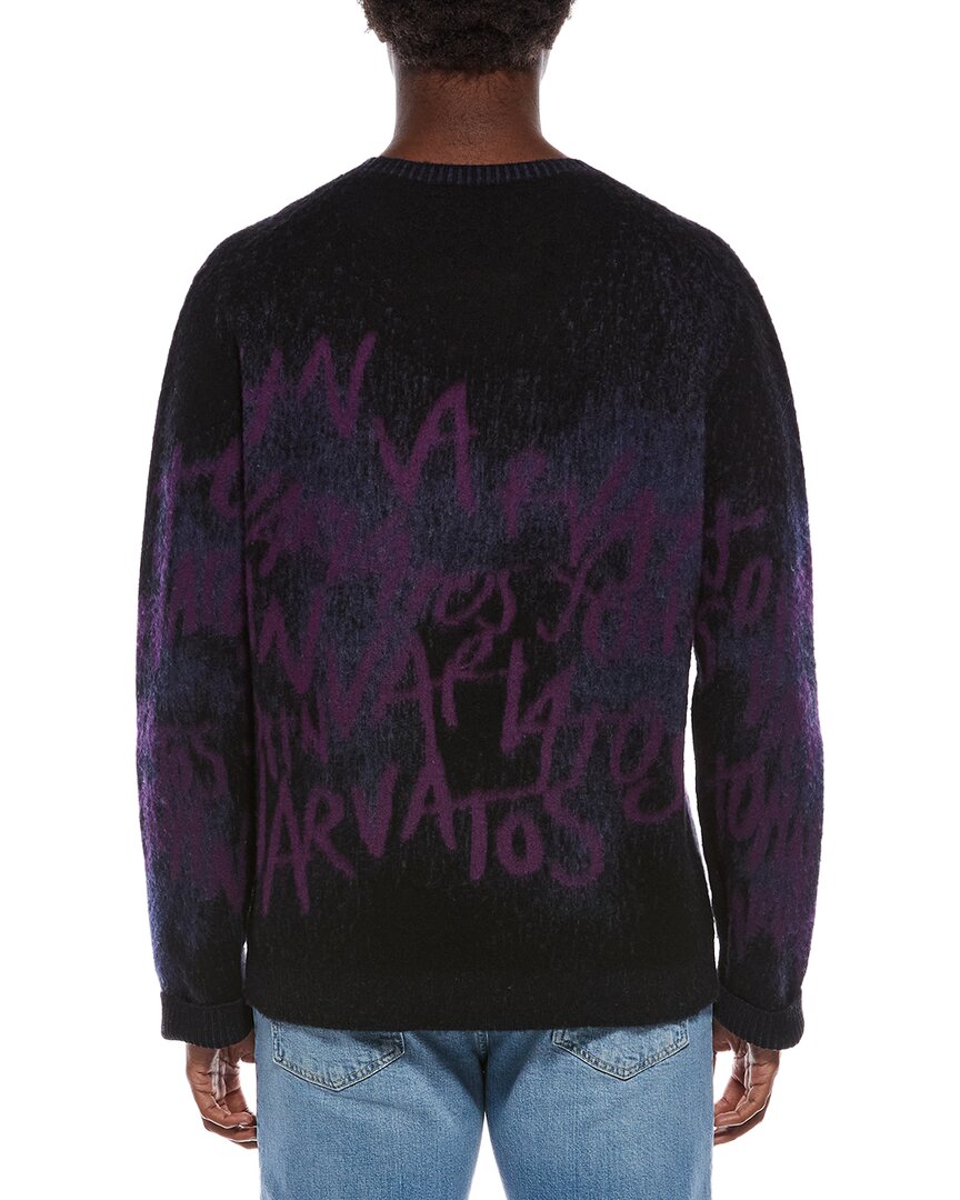 John Varvatos Vinheta Wool & Cashmere-Blend Crewneck Sweater
