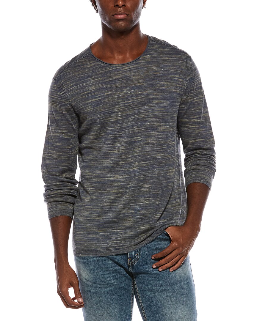 John Varvatos Omar Space Dye Linen-Blend Shirt