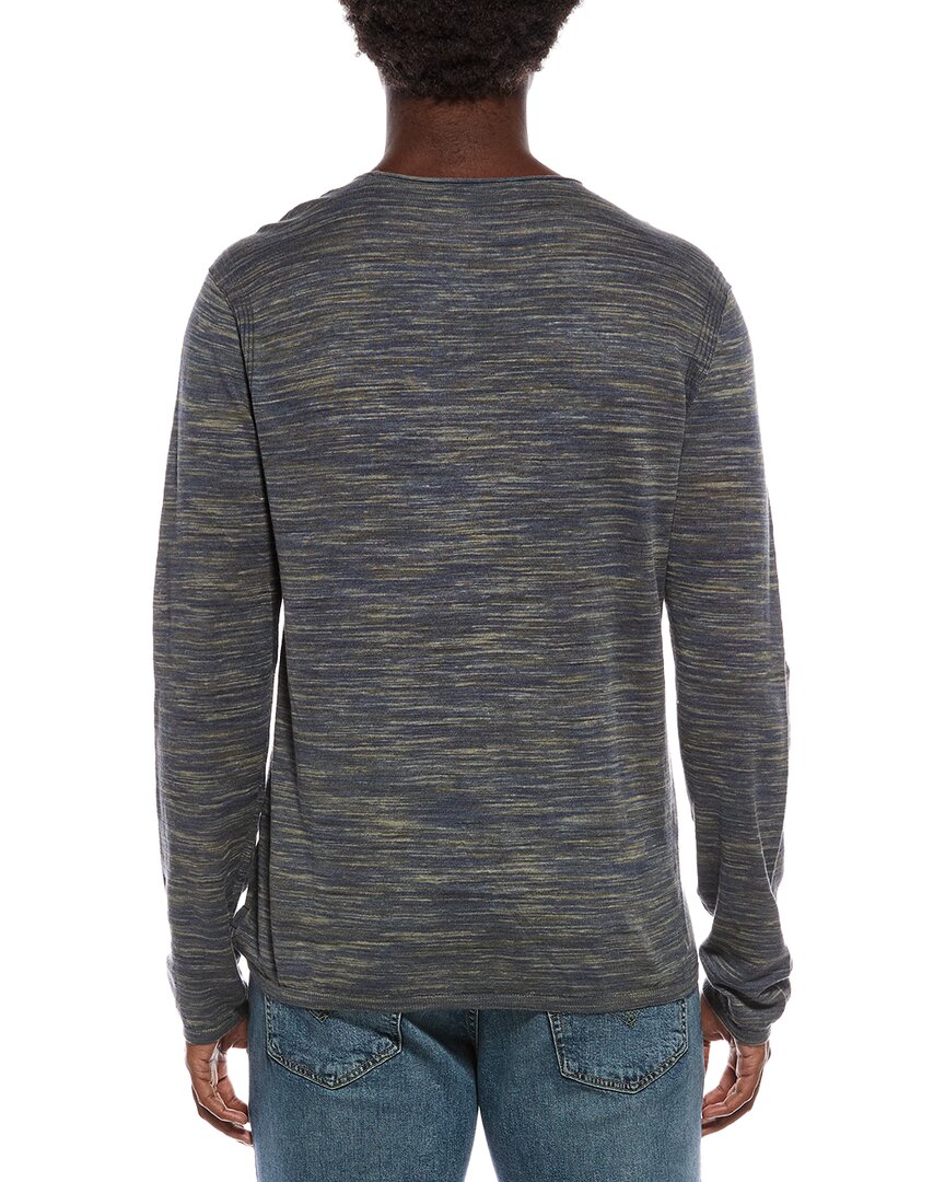 John Varvatos Omar Space Dye Linen-Blend Shirt