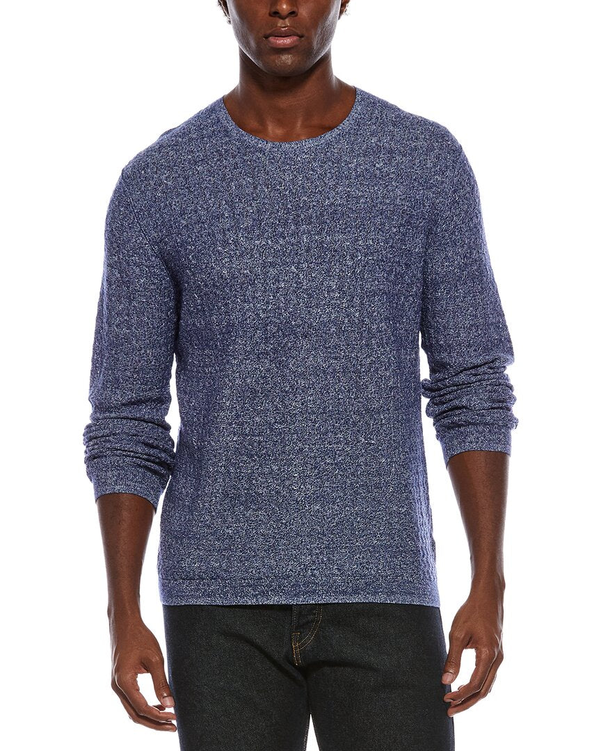 John Varvatos Mcclain Linen, Wool, & Silk-Blend Crewneck Sweater