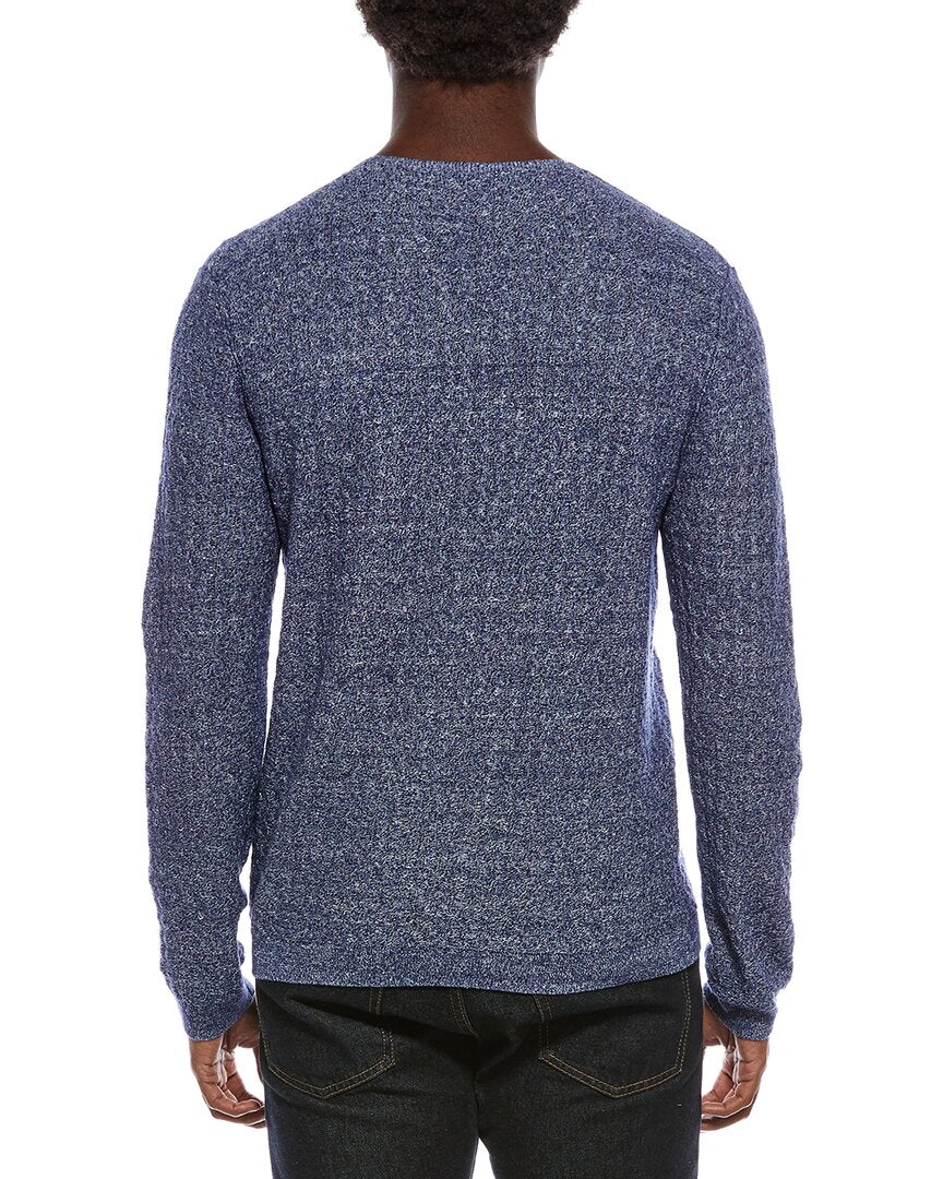 John Varvatos Mcclain Linen, Wool, & Silk-Blend Crewneck Sweater