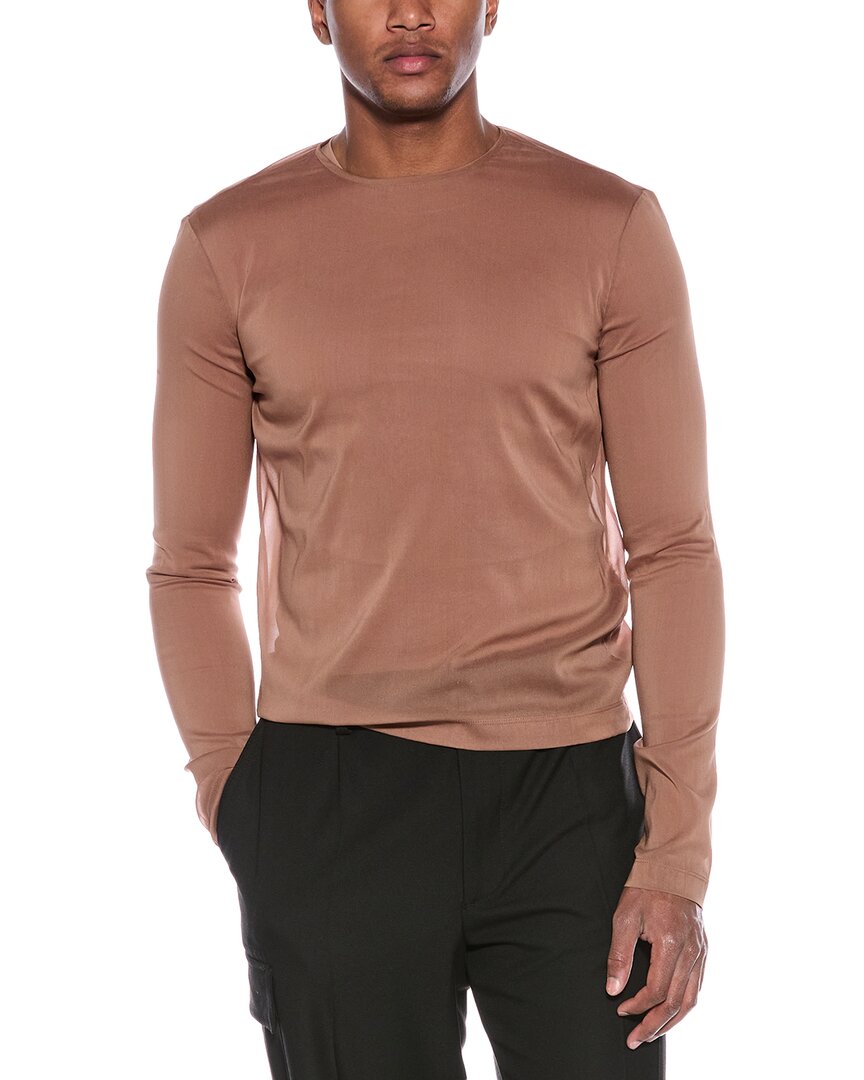Valentino Valentino Sheer Silk-Blend T-Shirt