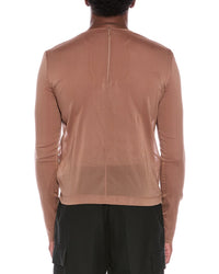 Valentino Valentino Sheer Silk-Blend T-Shirt