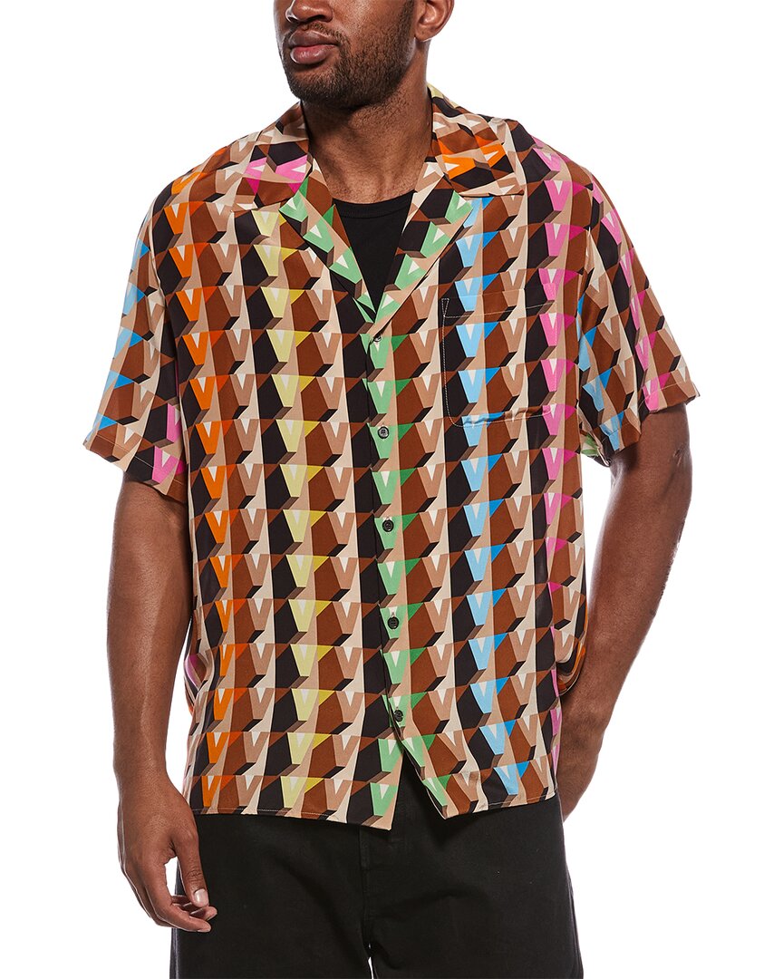 Valentino Camicia Silk Shirt