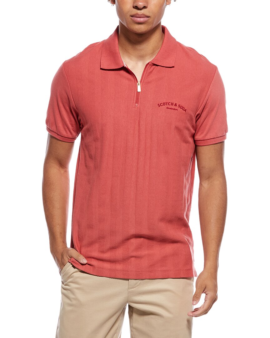 Scotch & Soda Scotch & Soda Popcorn Pique Polo Shirt