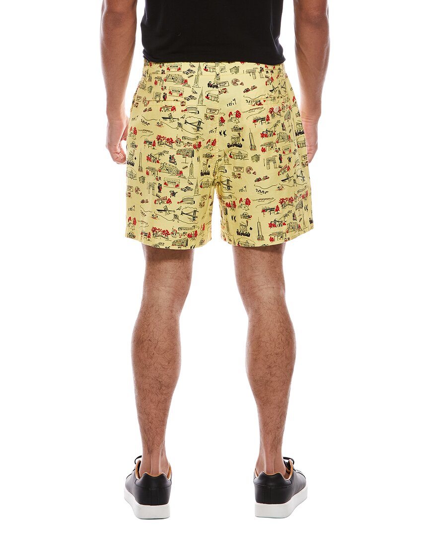 Rowing Blazers Flat Front Linen-Blend Short