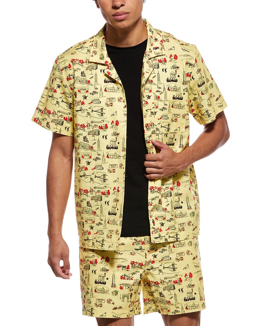 Rowing Blazers Linen-Blend Camp Shirt