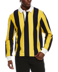 Rowing Blazers Tonal Striped Polo Sweater