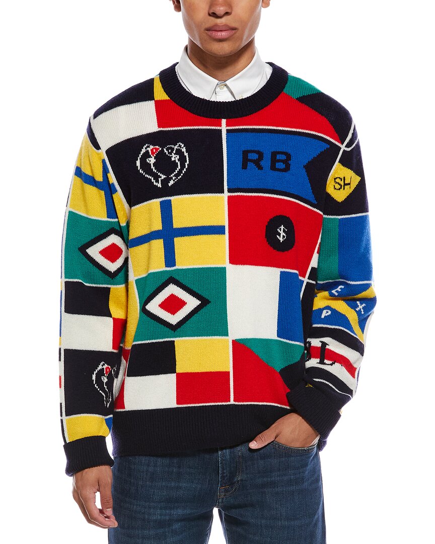 Rowing Blazers Rowing Blazers Sailing Flag Wool & Cashmere Sweater