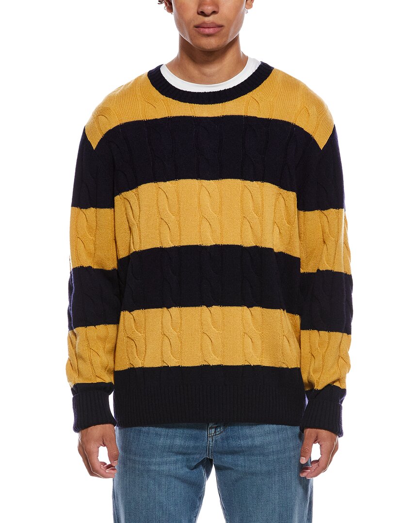 Rowing Blazers Rowing Blazers Block Stripe Wool & Cashmere Sweater