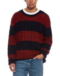 Rowing Blazers Rowing Blazers Block Stripe Wool & Cashmere Sweater