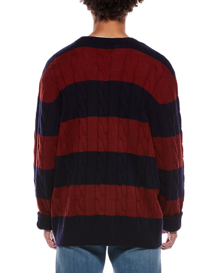 Rowing Blazers Rowing Blazers Block Stripe Wool & Cashmere Sweater