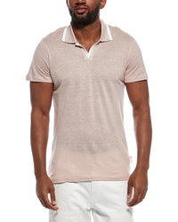 Orlebar Brown Orlebar Brown Felix Pique Linen Polo Shirt