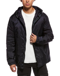 Moncler Logo Patch Hooded Jacket