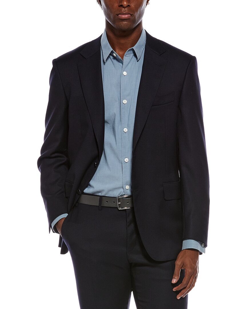 Canali 2Pc Wool-Blend Suit With Flat Front Pant