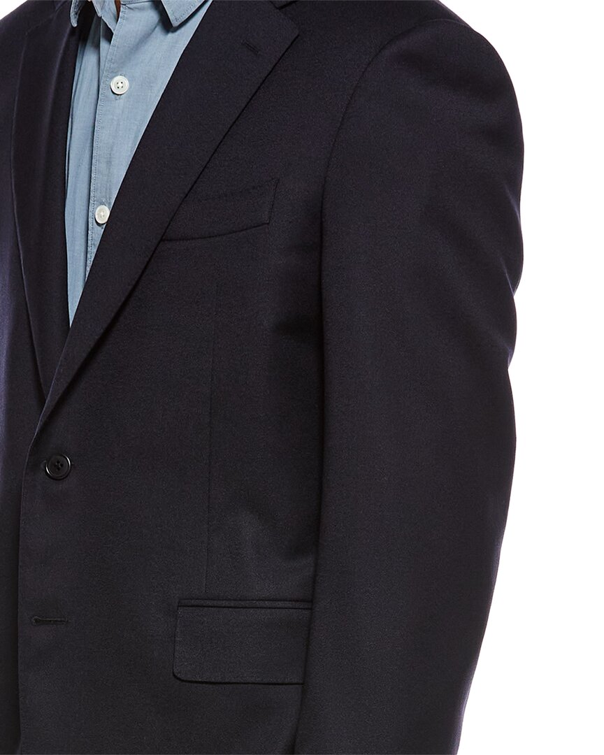 Canali 2Pc Wool-Blend Suit With Flat Front Pant