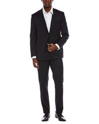 Canali 2Pc Wool Suit With Flat Front Pant