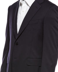 Canali 2Pc Wool Suit With Flat Front Pant
