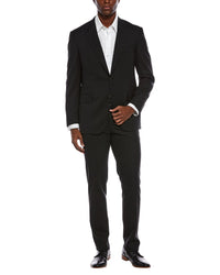 Canali 2Pc Wool-Blend Suit With Flat Front Pant