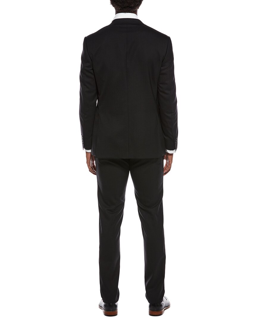 Canali 2Pc Wool-Blend Suit With Flat Front Pant