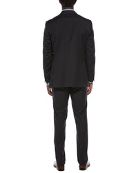 Canali 2Pc Wool Suit With Flat Front Pant