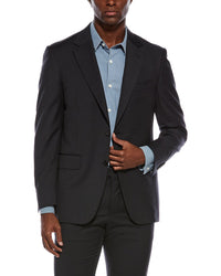 Canali 2Pc Wool Suit With Flat Front Pant