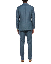 Canali 2Pc Wool Suit With Flat Front Pant