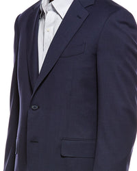 Canali 2Pc Wool Suit With Flat Front Pant