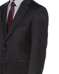 Canali 2Pc Wool Suit With Flat Front Pant