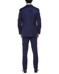 Canali 2Pc Wool Suit With Flat Front Pant
