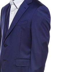Canali 2Pc Wool Suit With Flat Front Pant
