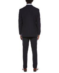 Canali 2Pc Wool Suit With Flat Front Pant