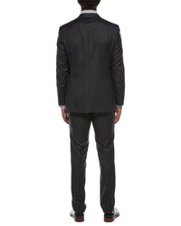 Canali 2Pc Wool Suit With Flat Front Pant