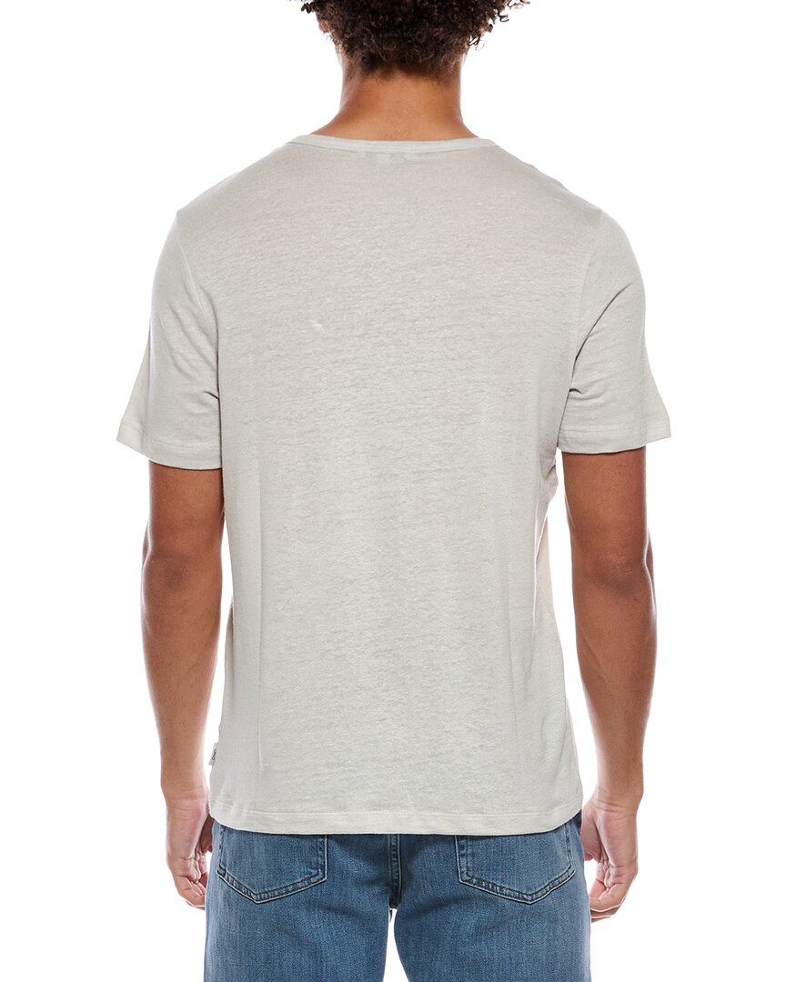 Onia Stretch Linen-Blend Crewneck T-Shirt